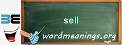 WordMeaning blackboard for sell